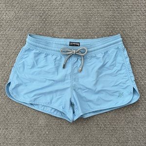 Vilebrequin Swim Shorts, Womens XS, Light Blue.